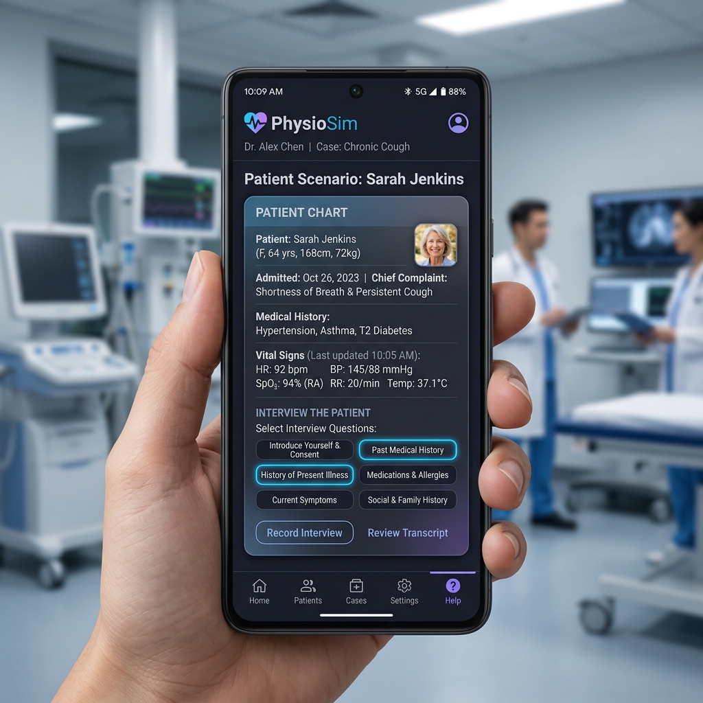 PhysioSim - Wirtualny Symulator Kliniczny