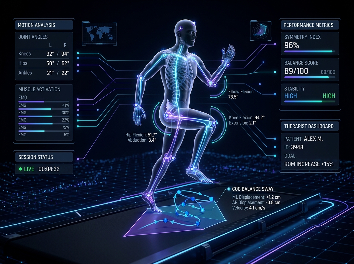 AI Motion Analysis & Machine Learning Telerehabilitation - Biokineticum